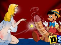 Pinocchio is bisexual - See Pinocchio handling big cocks and tight pussies