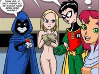 Alien sex invasion - Teen Titans fighting the horny alien intruders