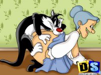 Looney Tunes banging - Bugs Bunny and other Looney Tunes toons shagging